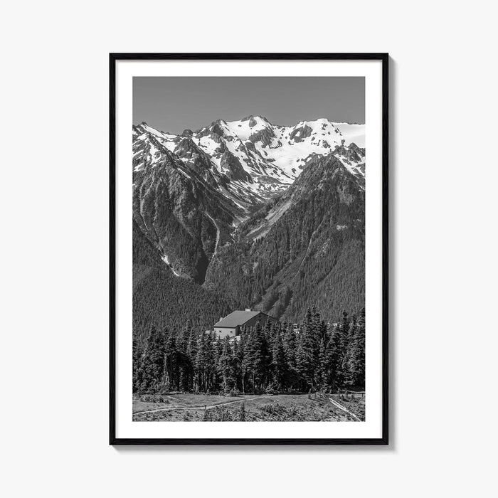 Olympic National Park Black and White Fine Art Photo Print, Hurricane Ridge, Washington, USA