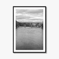 Paris Ontario Black and White Fine Art Photo Print, Grand River Bridge Canada Poster