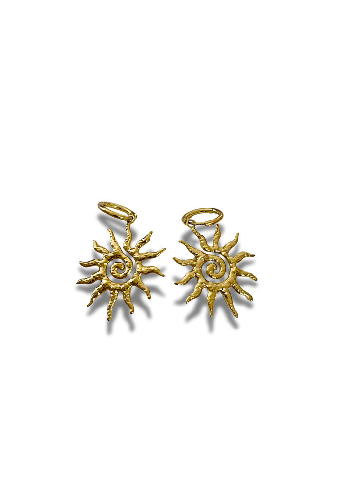Open Sun Dangle Earrings