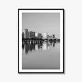 Orlando Black and White Fine Art Photo Print, Lake Eola Park Florida Poster