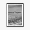 Pacific Beach Black and White Fine Art Photo Print, San Diego Pier California Poster