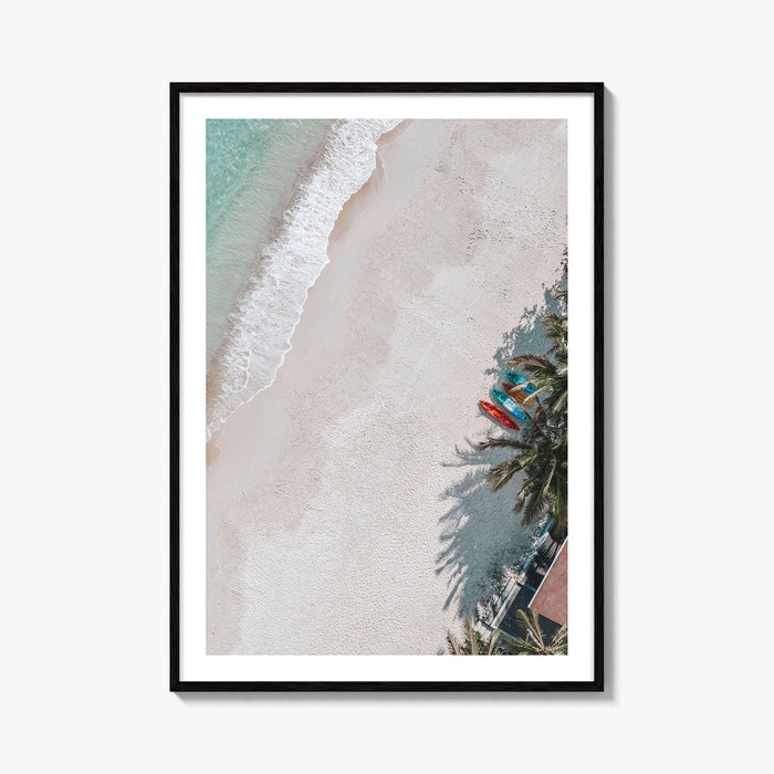 Pacific Beach Fine Art Photo Print, San Diego, California, USA, Aerial Coastline Wall Poster