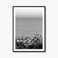 Pacific Palisades Black and White Fine Art Photo Print, California Print