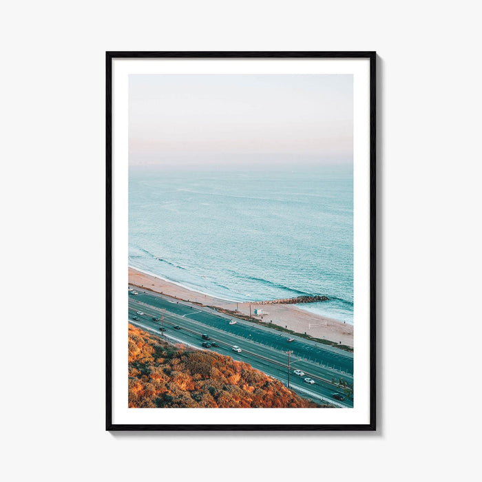 Pacific Palisades Fine Art Photo Print, Pacific Coast Highway, Los Angeles, California Poster
