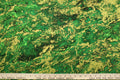 A marble design in varying shades of green and gold with hints of black .