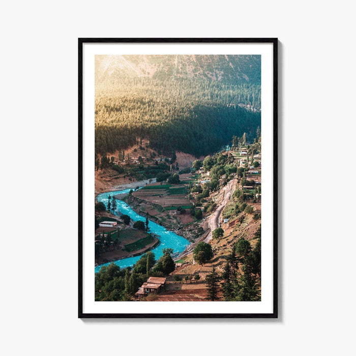 Kalam Valley Fine Art Photo Print, Swat, Khyber Pakhtunkhwa, KPK, Pakistan Wall Decor Poster