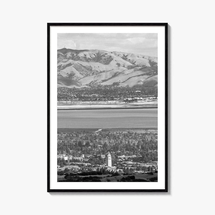 Palo Alto Black and White Fine Art Photo Print, Silicon Valley, California Poster