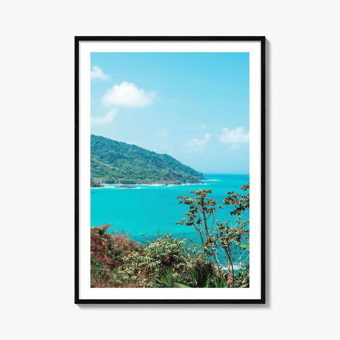 Panama Turquoise Fine Art Photo Print, Caribbean Sea Wall Poster, Central America