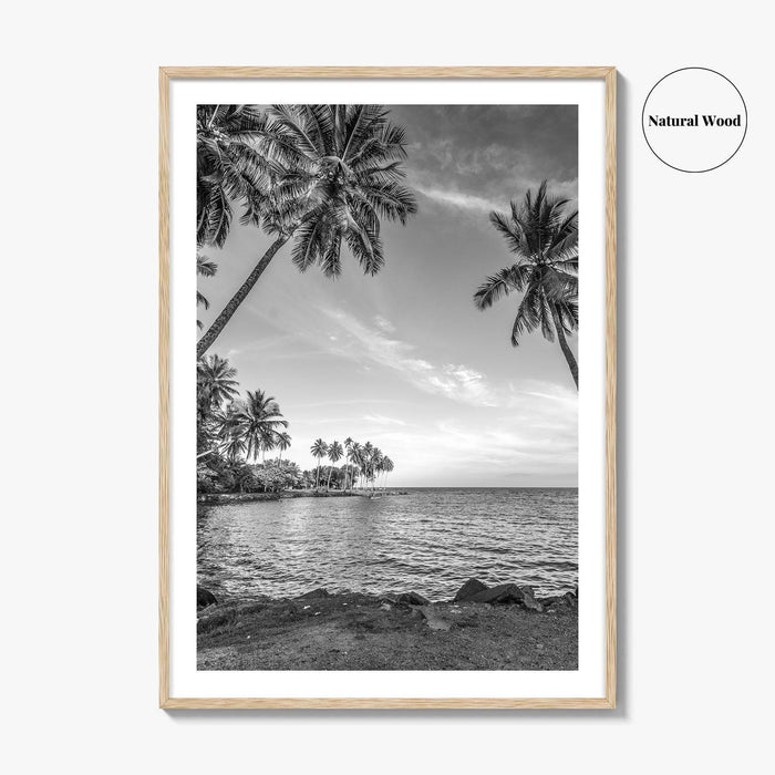 Madang Papua New Guinea Black and White Fine Art Photo Print, PNG Poster