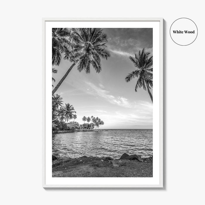 Madang Papua New Guinea Black and White Fine Art Photo Print, PNG Poster
