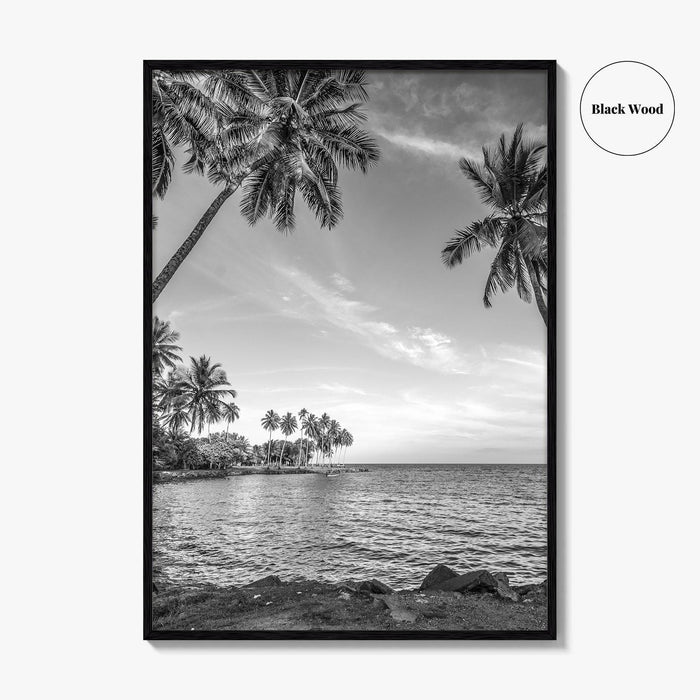 Madang Papua New Guinea Black and White Fine Art Photo Print, PNG Poster