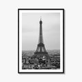 Paris Black and White Fine Art Photo Print, Arc de Triomphe, Eiffel Tower Poster