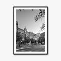 Provo Black and White Fine Art Photo Print, Utah, Downtown Center Street, Poster
