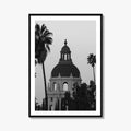 Pasadena Black and White Fine Art Photo Print, City Hall, California Wall Decor, USA