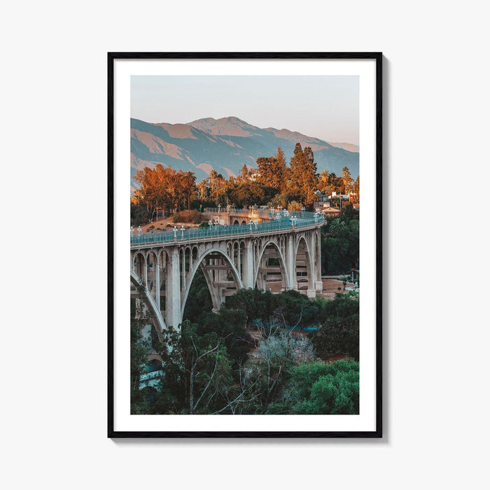Pasadena Fine Art Photo Print, Colorado Street Bridge, California Wall Decor Poster, Los Angeles