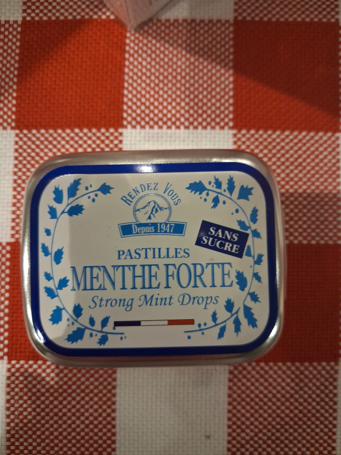 Pastilles menthe forte