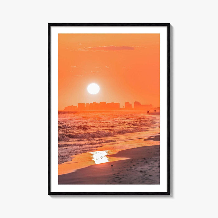 Pensacola Skyline Fine Art Photo Print, Santa Rosa Beach Florida Wall Poster