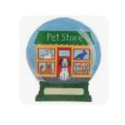 Pet Store Snow Globe
