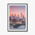 Philadelphia Skyline Fine Art Photo Print, Ben Franklin Bridge, Pennsylvania Poster