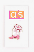 Pink Boots Needle Minder