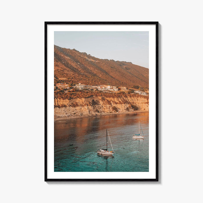 Pirates Cove Beach Fine Art Photo Print, Avila Beach, California Sailboats Poster