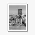Pittsburgh Skyline Black and White Fine Art Photo Print, Pennsylvania Wall Decor Poster, USA