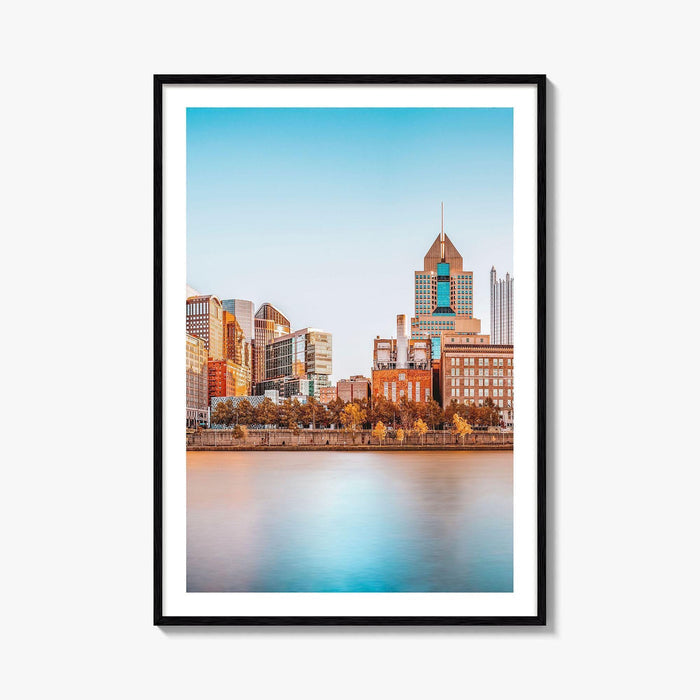 Pittsburgh Skyline Fine Art Photo Print, Roberto Clemente Bridge, Pennsylvania, Wall Poster, USA