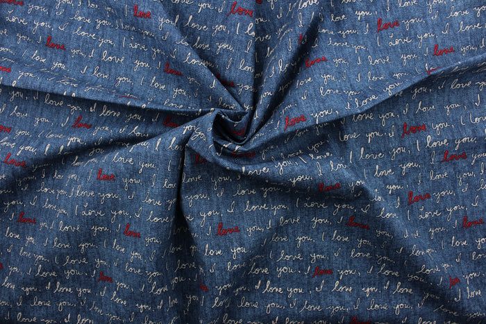 PK Lifestyles© I Love You in Denim