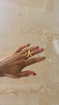 Playful Starfish Ring