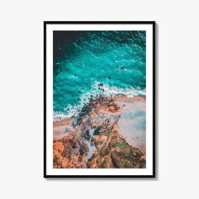 Point Dume Fine Art Photo Print, Malibu California Aerial Wall Poster USA