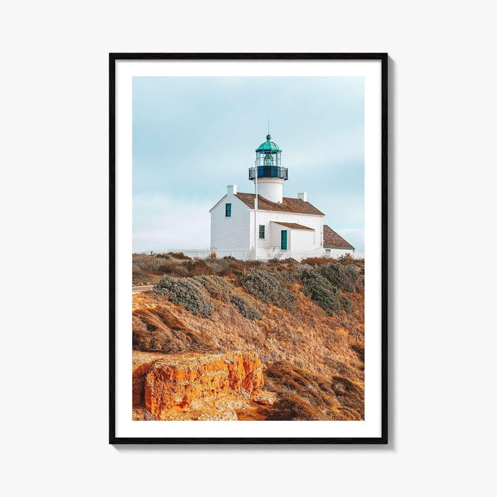 Point Loma Fine Art Photo Print, Cabrillo National Monument Lighthouse, San Diego Poster