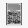 Portland Maine Skyline Black and White Fine Art Photo Print, Downtown, USA Poster