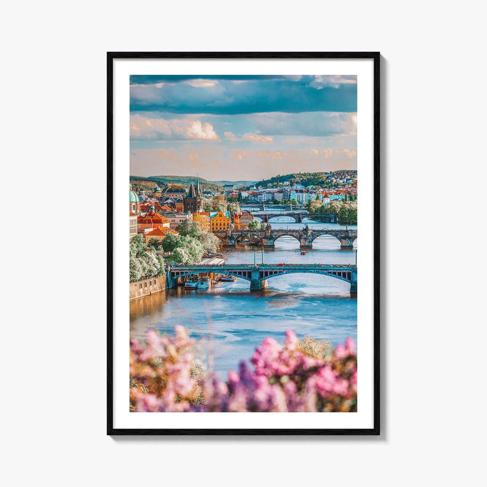Prague Fine Art Photo Print, Czech Republic, Charles Bridge, Vltava River, Photo Poster