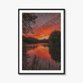 Prospect Park Lake Fine Art Photo Print, Brooklyn, New York City, USA, Poster