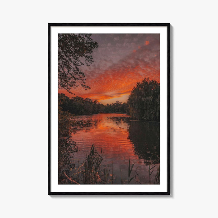 Prospect Park Lake Fine Art Photo Print, Brooklyn, New York City, USA, Poster