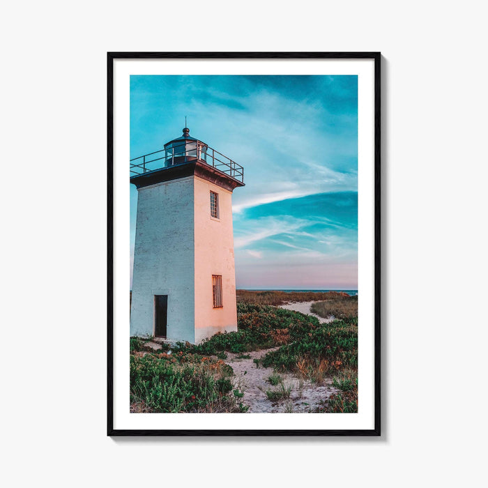 Provincetown Fine Art Photo Print, Wood End Lighthouse, Cape Cod Massachusetts, Panoramic Poster