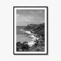Puerto Escondido Black and White Fine Art Photo Print, Carrizalillo Beach, Oaxaca Mexico Poster