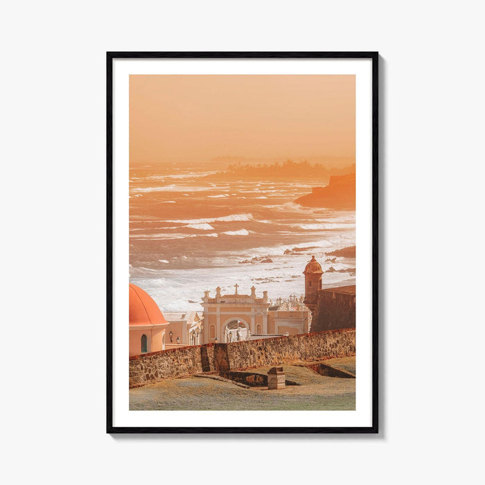 Old San Juan Fine Art Photo Print, Puerto Rico Ocean View Poster