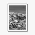 Puerto Vallarta Skyline Black and White Fine Art Photo Print, Jalisco Mexico Poster
