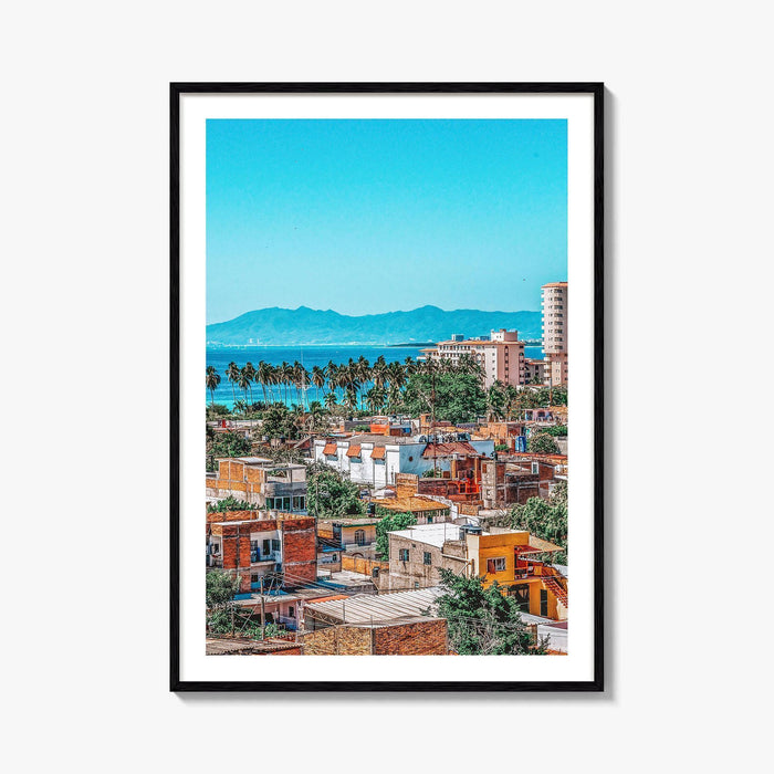 Puerto Vallarta Skyline Fine Art Photo Print, Wall Poster, Jalisco Mexico