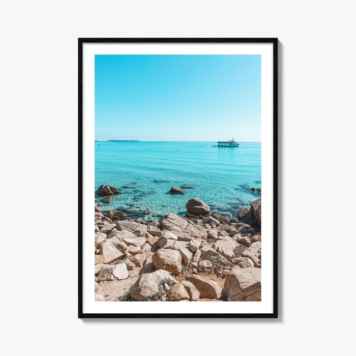 Timi Ama Beach Fine Art Photo Print, Villasimius Sardinia Italy Wall Poster