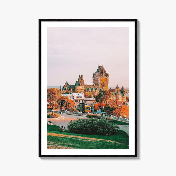Quebec City Fine Art Photo Print, Château Frontenac, Old Quebec, Canada Poster