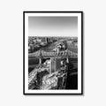 Queens Black and White Fine Art Photo Print, Ed Koch Queensboro Bridge NYC Poster