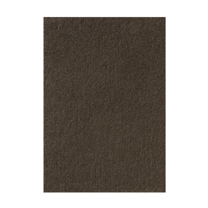 Solid Wool Rug in Dusty Brown