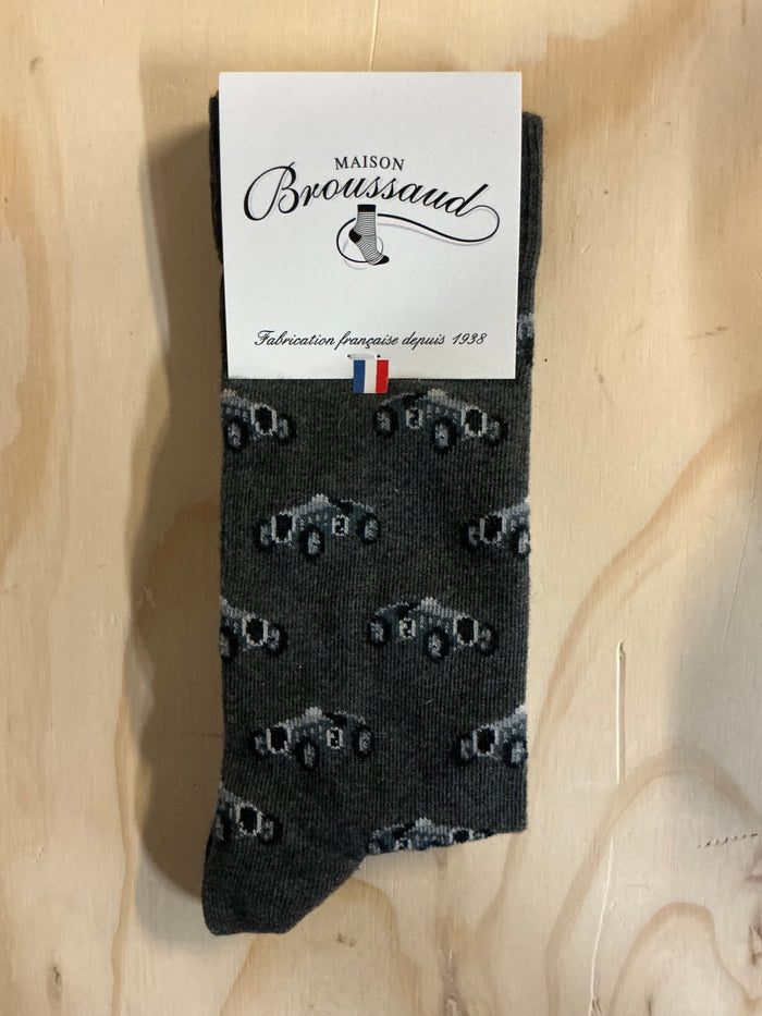 Racing car socks by Maison Broussaud