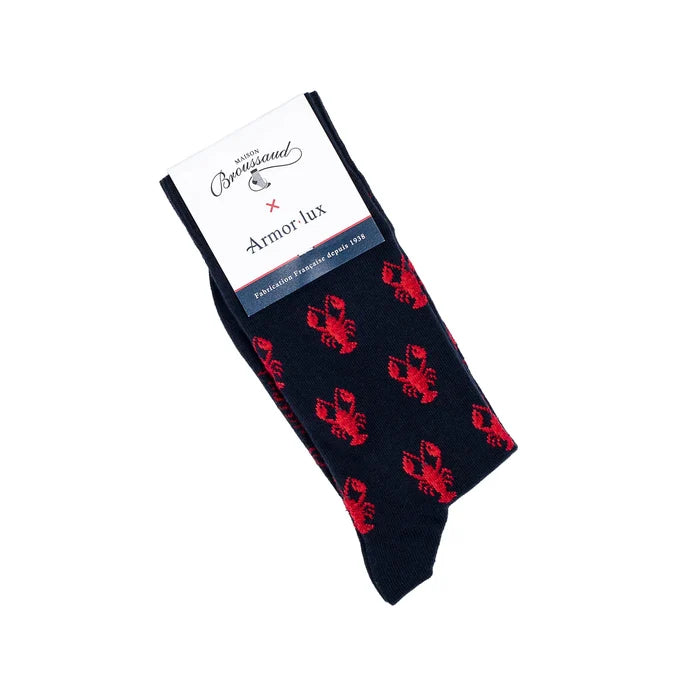 Red Lobster Socks by Maison Broussaud x Armor-Lux
