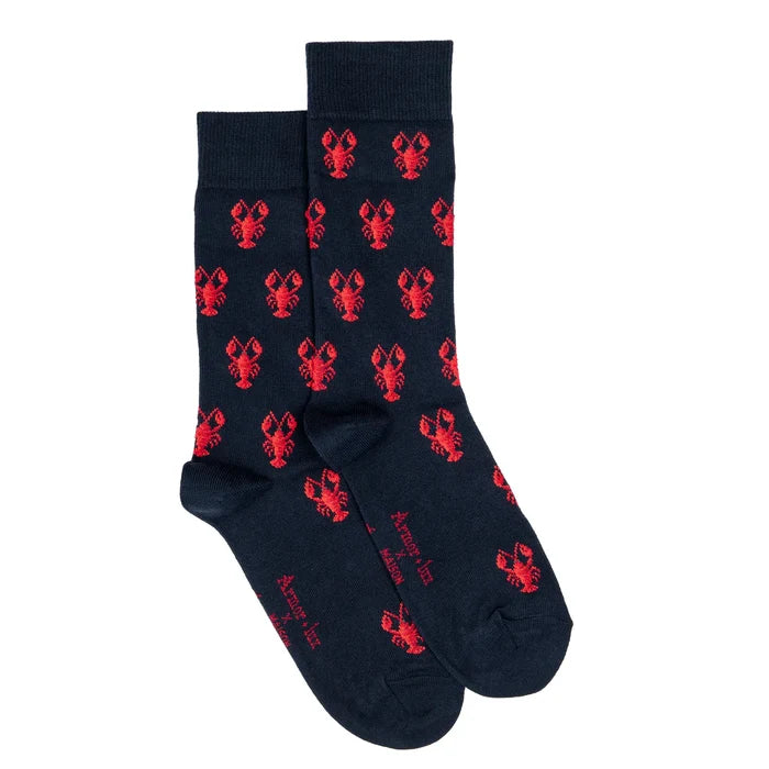 Red Lobster Socks by Maison Broussaud x Armor-Lux
