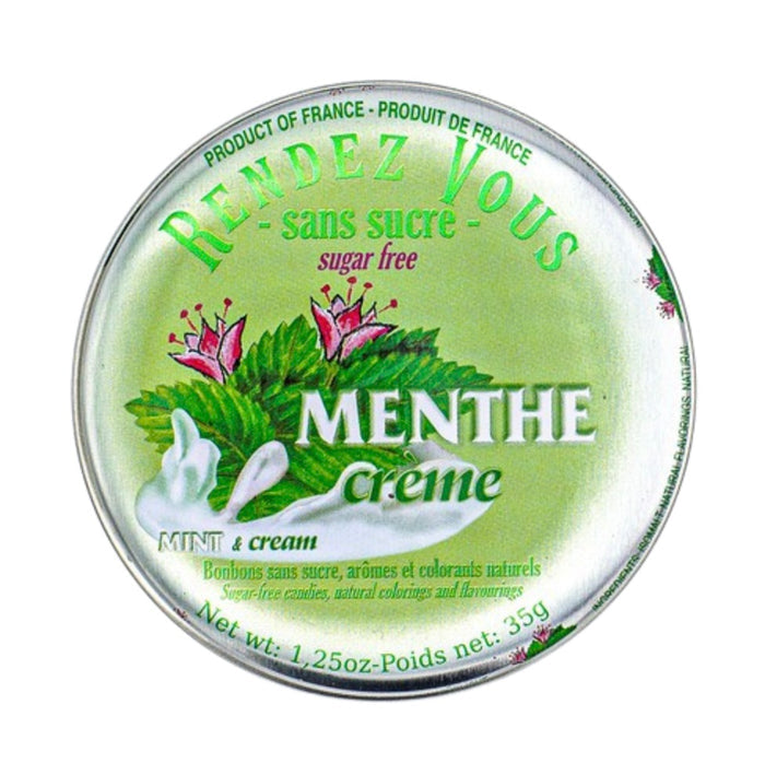 Rendez-Vous sugar free mint cream mini bonbons, 35g