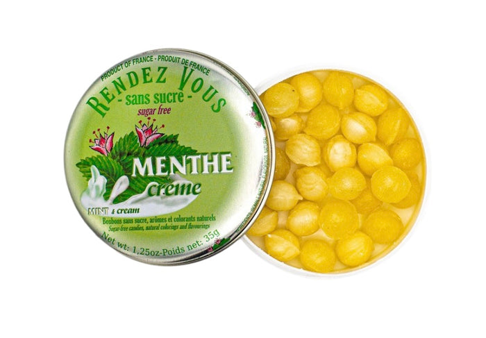 Rendez-Vous sugar free mint cream mini bonbons, 35g