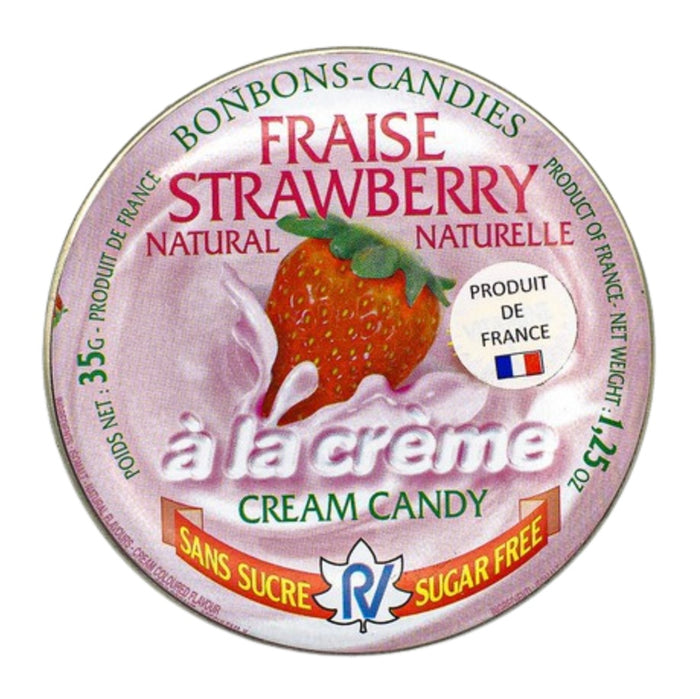 Rendez-Vous sugar free strawberry cream mini bonbons, 35g